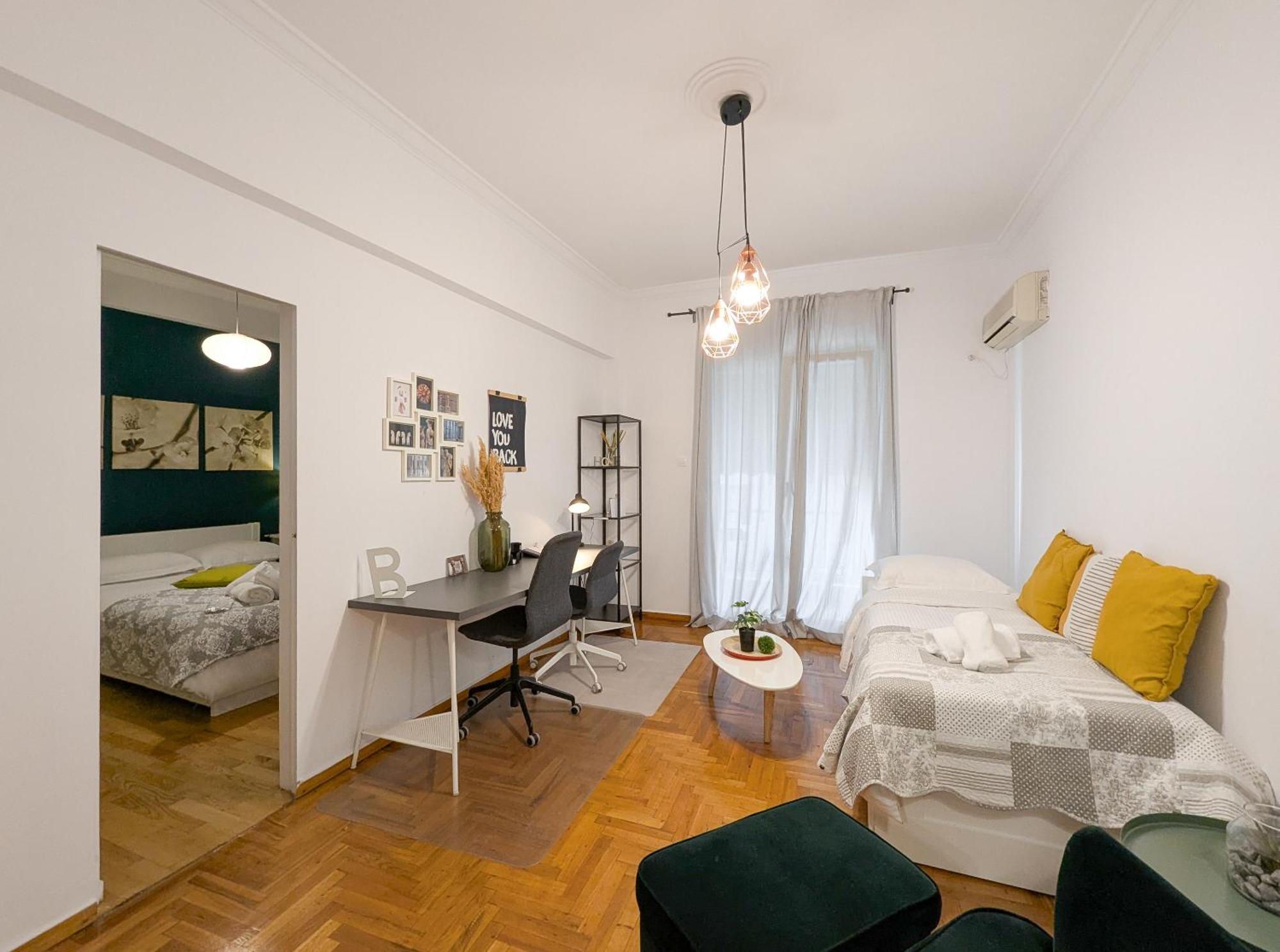Spacious Apt For 5 Guests Next To Acropolis&Metro Athens Exterior photo