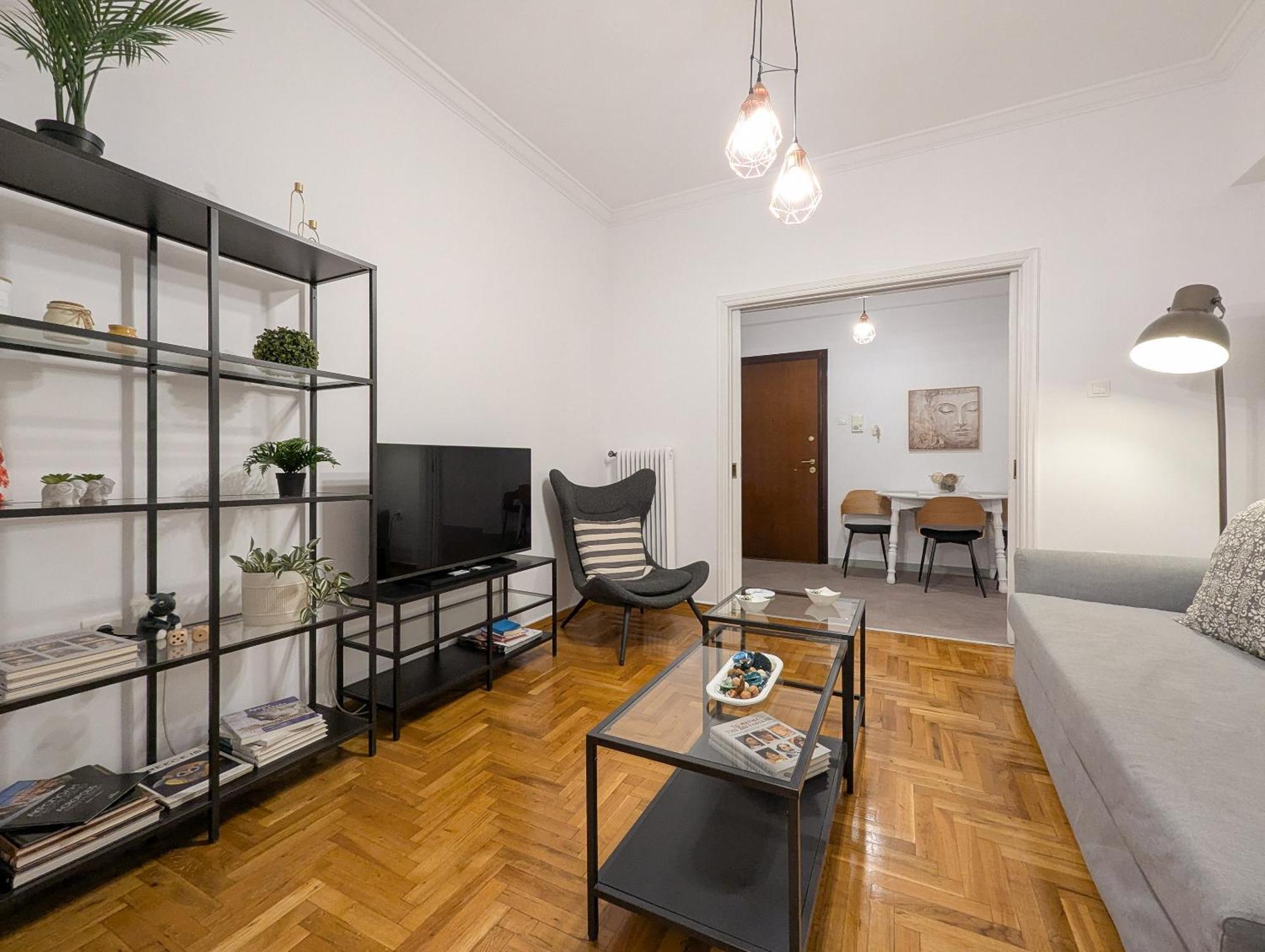Spacious Apt For 5 Guests Next To Acropolis&Metro Athens Exterior photo